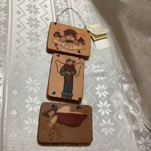 Artist Betsy Waterson Wall Hanging Hand Painted On Wood